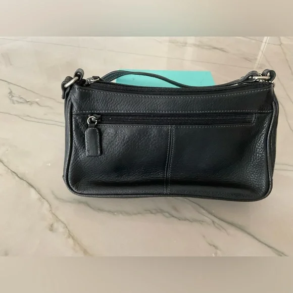 Tignanello Black leather small shoulder purse - Picture 7 of 12